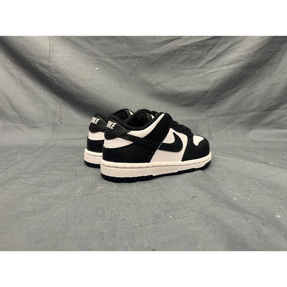 Nike Toddlers Dunk Low (TD) Sneakers Lace Up White Black Size 7 NEW IN BOX! - Picture 8 of 10